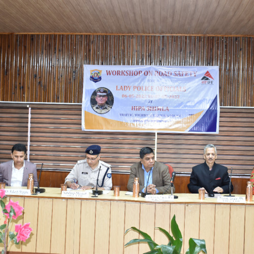 workshop on Road Safety for Lady police